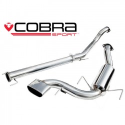 VX71 Cobra Sport Vauxhall Astra H VXR (2005-11) Cat Back System (2.5" bore) (Non-Resonated), Cobra Sport, VX71